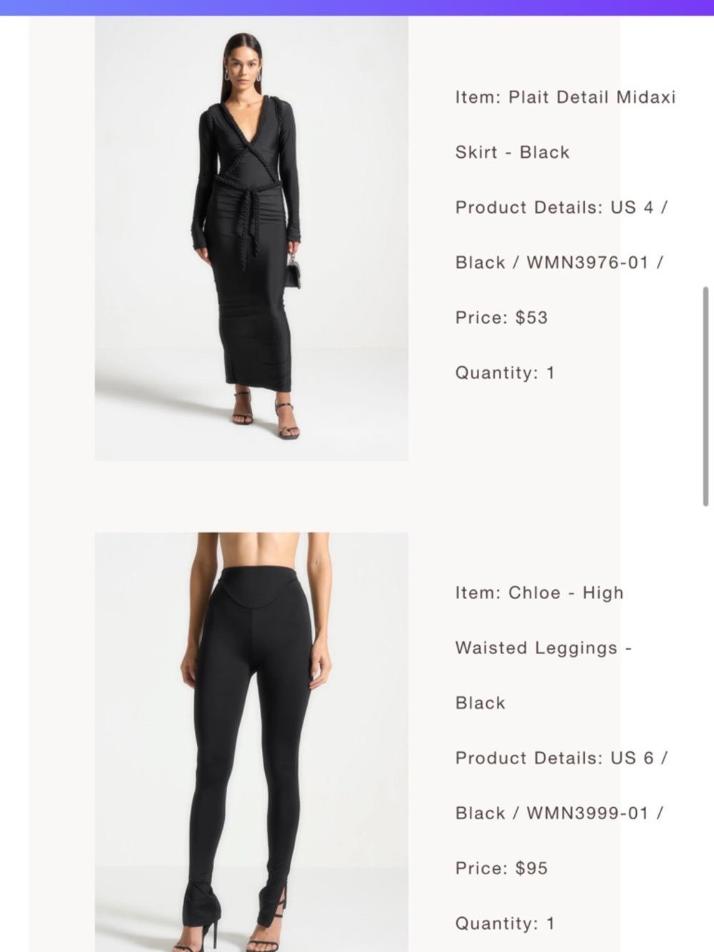 Maniere De Voir Black Skirt - Picture 5 of 6